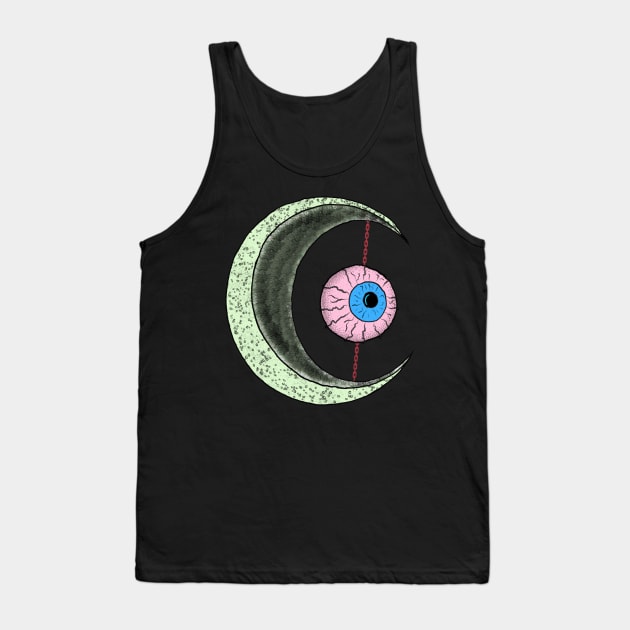 Chained Eyeball Tank Top by IcarusPoe